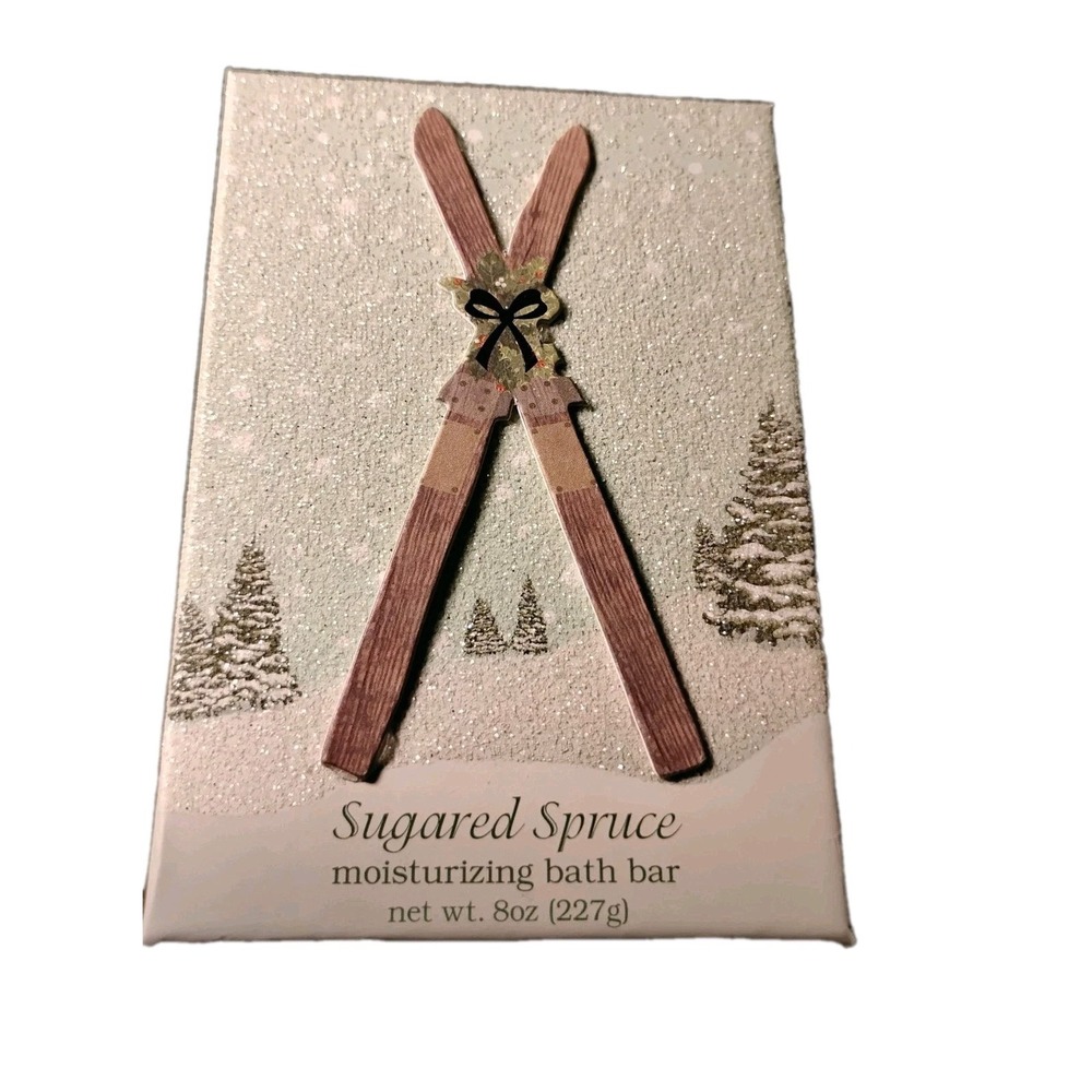 Sugared Spruce Moisturizing Bath Bar Soap CST 8oz Bar w/ Gift Box Alpine Ski NOB
